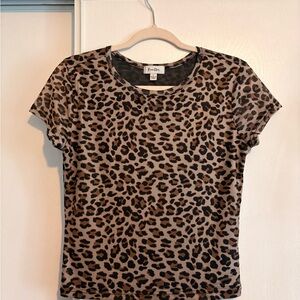 Leopard Print Women's Top